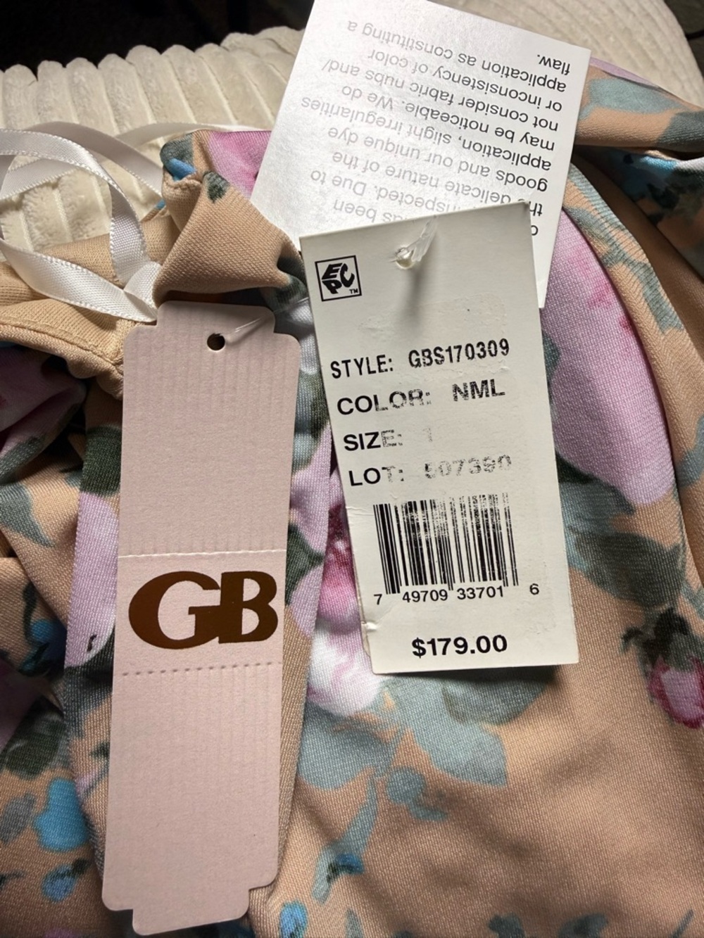 Gianni Bini Pink Floral Cutout Spaghetti-Strap Maxi Dress - Picture 7 of 7